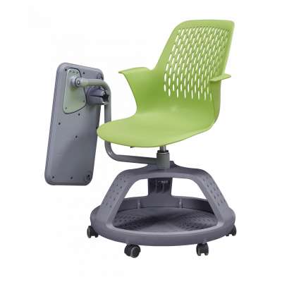 2019 New modern design school university chair with writing pad WX03+03D