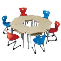 Adult Student Single Desk & Chair For Primary Secondary School