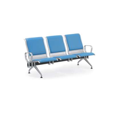 Aluminum alloy 3 seater public chair waiting chair W9906/W9906C