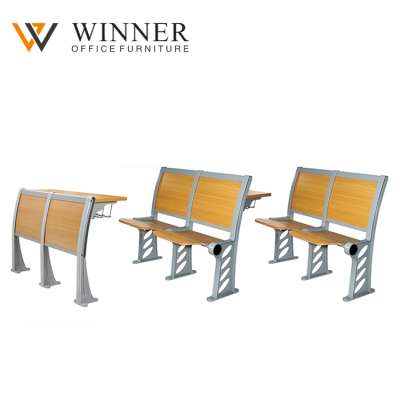 lecture hall high school college folded chair strong school furniture classroom college desk without  Armrest