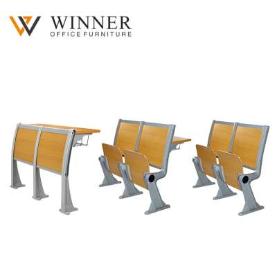 classroom reading college step chair wood backrest high school furniture student Ladder Lecture Hall chairs