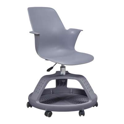 New modern school furniture exam chairs with wheels WX02